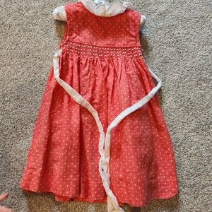 Coral Sleevless Dress 2t